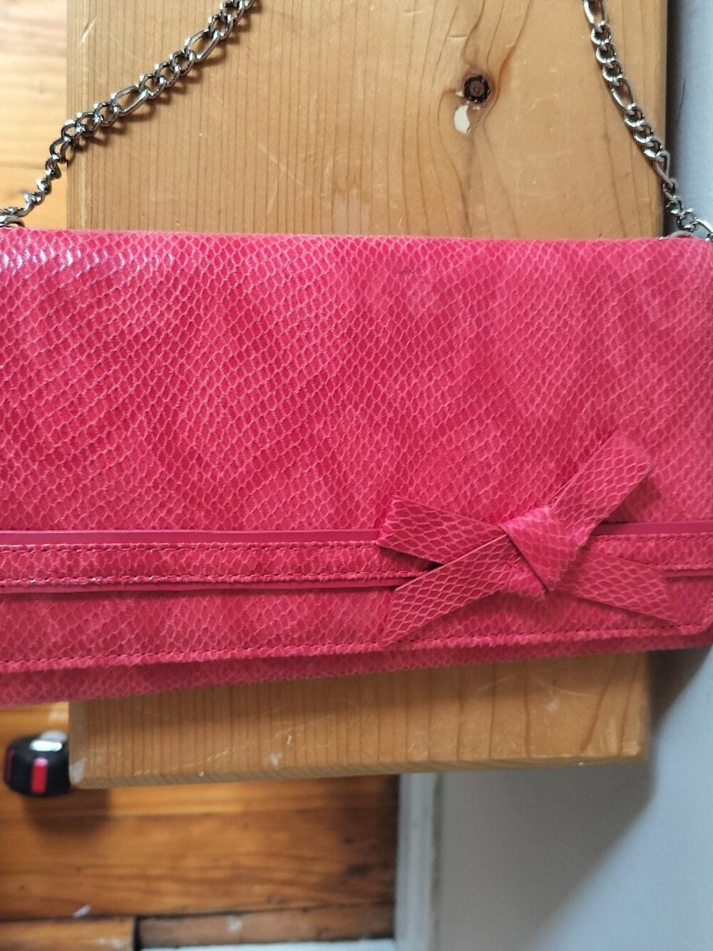 Pink Salmon Color Clutch/Purse - Picture 1 of 6